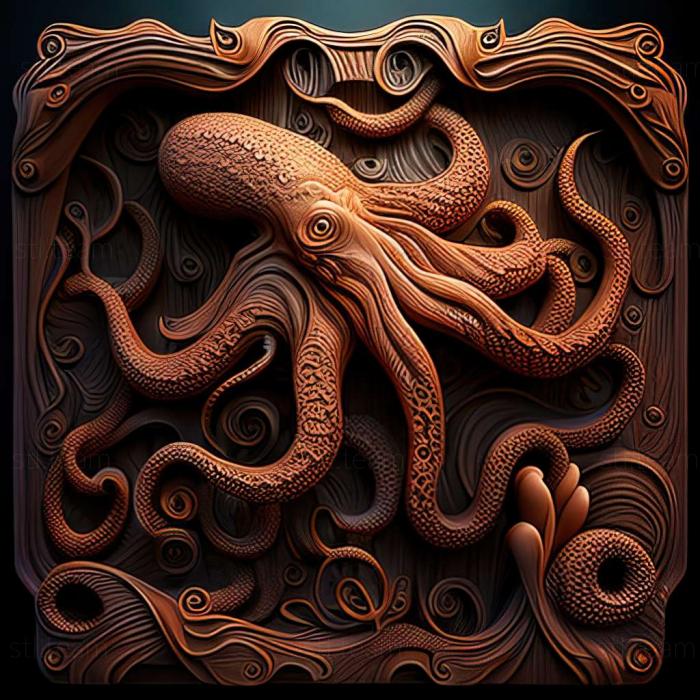 3D модель Pontinus tentacularis (STL)